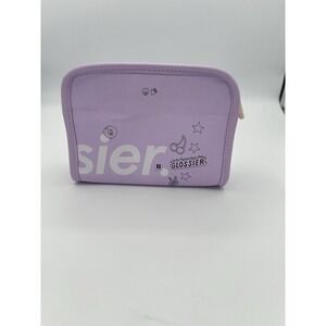 Glossier x Olivia Rodrigo Mini Make Up Bag Sour Purple Cosmetic Case Limited Ed